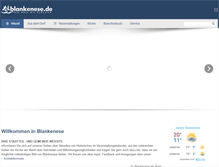 Tablet Screenshot of blankenese.de